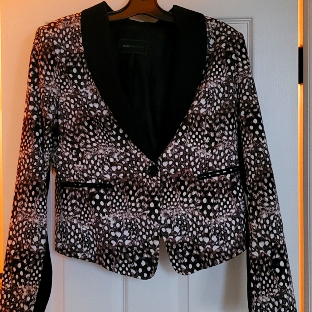 BCBGMAXAZRIA- ANIMAL BLAZER
